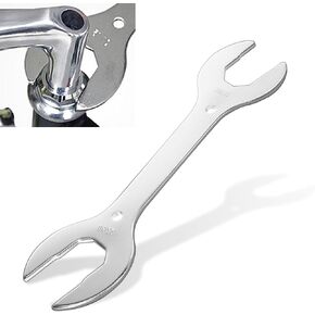 Kawlity 4 In 1 Bicycle Wrench Metal 30mm/32mm/36mm/40mm Bike Headset Wrench Bike Pedal Wrench Tool Bottom Bracket Remover Bike Spanner Multi Tool for Bicycle Repair Wheel Hubs Pedal