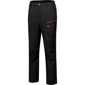 Little Donkey Andy Mens Waterproof Rain Pants Lightweight Breathable Rainproof Pants for Hiking Golf Fishing Black M