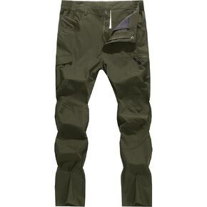 Men's Hiking Cargo Pants Quick Dry Lightweight Water Resistant 5 Pockets Outdoor Work Pants