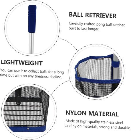 BESPORTBLE Adjustable Ping Pong Ball Picker Portable Table Tennis Retriever Multiple Ball Collector Ping Pong Ball Retrieval Tool for Picking and Storage Balls in Saudi Arabia