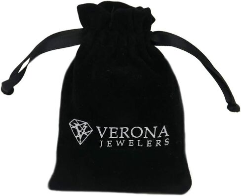 Verona Jewelers Sterling Silver 3MM Rosary Necklace Silver Rosary Bead Necklace- Cross Pendant Necklace Rosario Catholic Necklace-Rosarios Catolicos in Kuwait