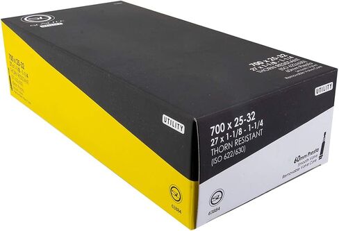Sunlite Utili-T Thorn Resistant Presta Valve Tubes, 700 x 25-32 (27 x 1-1/8 x 1 1/4) in Saudi Arabia