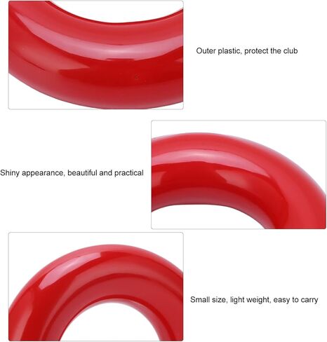 VGEBY Golf Weighting Ring, 2pcs Bat Weight Round Glossy Trainning Club Swing Weight Donut for Warm Up Baseball Accessories in Kuwait