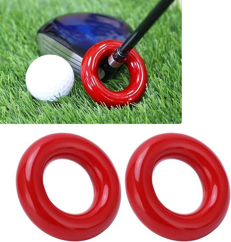VGEBY Golf Weighting Ring, 2pcs Bat Weight Round Glossy Trainning Club Swing Weight Donut for Warm Up Baseball Accessories in Kuwait