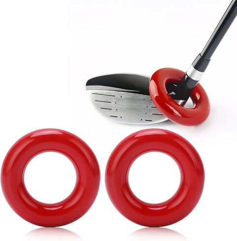 VGEBY Golf Weighting Ring, 2pcs Bat Weight Round Glossy Trainning Club Swing Weight Donut for Warm Up Baseball Accessories in Kuwait
