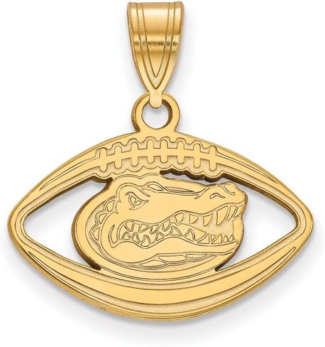 قلادة من الفضة الاسترليني مع GP LogoArt جامعة فلوريدا في كرة القدم in Saudi Arabia