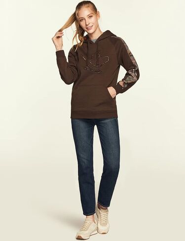 CQR Women's Fleece Pullover Hoodies, Outdoor Front Pocket Hoodie Sweatshirts, Winter Fleece Lined Sweatshirt in Saudi Arabia