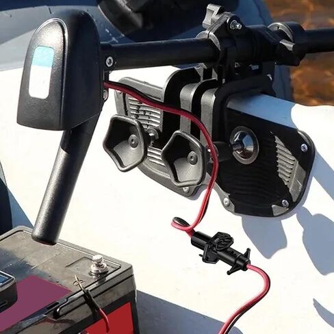 4 أسلاك توصيل محرك التصيد ووعاء 12-24 فولت 10 مقياس مقاوم للماء محرك التصيد موصل سريع متوافق مع القوارب البحرية والزوارق in Kuwait