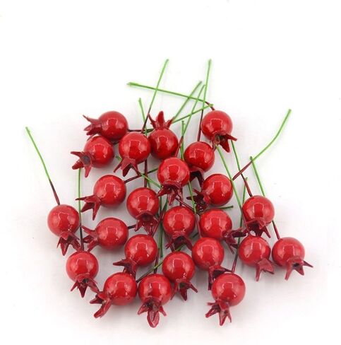 زينة فواكه صناعية صغيرة من الرمان الأحمر، ديكور رمان نابض بالحياة لحفلات الزفاف المنزلية وحفلات عيد الميلاد وديكور الحرف اليدوية والنباتات والزهور الاصطناعية in Saudi Arabia