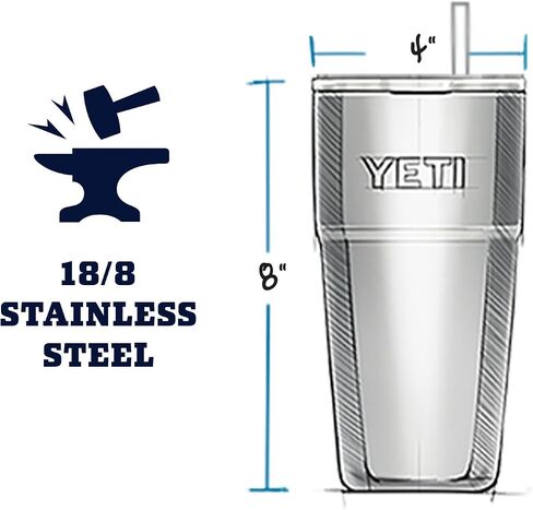 YETI Rambler 26 oz Straw Cup, Vacuum Insulated, Stainless Steel with Straw Lid, Cosmic Lilac in Saudi Arabia