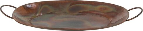 Deco 79 Rustic Metal Tray, 27"x24"x22", Copper in Saudi Arabia