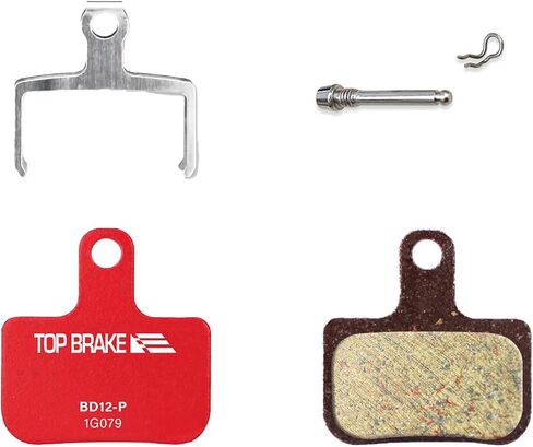 Top Brake Disc Road Bike Brake Pads for SRAM Level Ultimate/Red/AXS Force Road and XC MTB Brake Set |Road Bike,Gravel MTB|Ceramic Compound,Silent Option,Performance Version, Red (PIN Included) in Kuwait