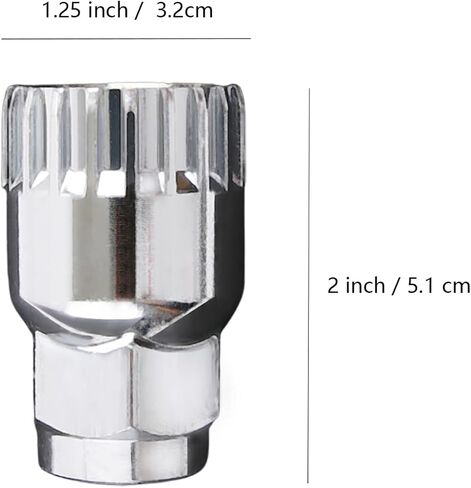 2 Pcs Bike Bicycle Bottom Bracket Removal Sleeve Tool for Shimano FSA, LP, VP - Compatible with Octalink, ISIS (Slive) in Saudi Arabia