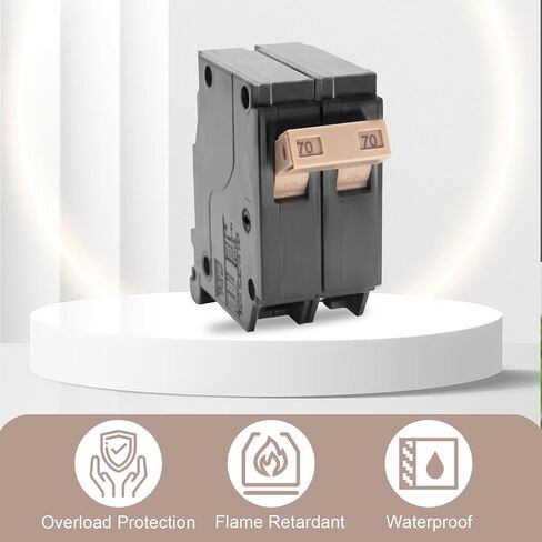 270 2-Pole 70-Amp Circuit Breaker 120/240V, 10 KAIC, Type 3/4-Inch Circuit Breaker, Load Centers in Saudi Arabia