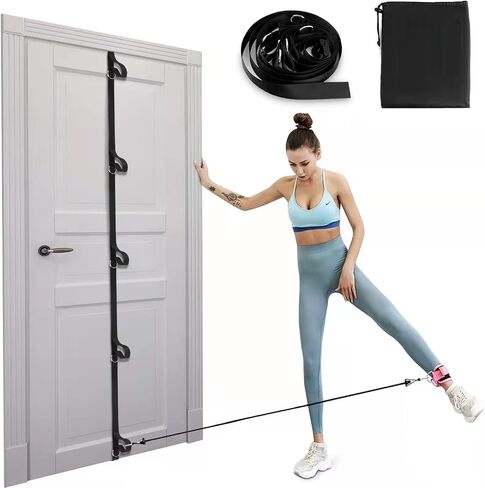 Upgraded Door Anchor Strap for Resistance Bands, Workout Resistance Band Door Anchor with Portable Storage Bag, Secure Multi Point Anchor Gym for Home Fitness(Bands Not Include) in Saudi Arabia
