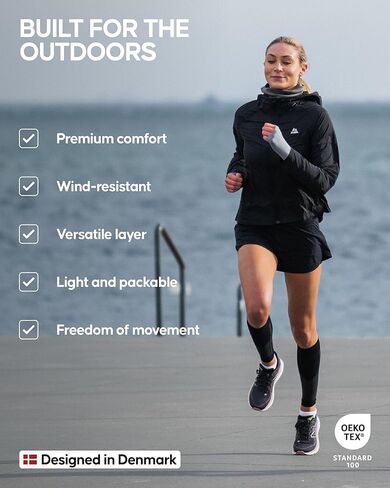 سترة DANISH ENDURANCE النسائية الواقية من الرياح، بغطاء للرأس، خفيفة الوزن، ومسامية in Kuwait