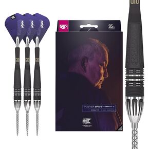 Target Darts Phil Taylor Power 9-Five Gen 10 24G 95% Tungsten Swiss Point Steel Tip Darts Set