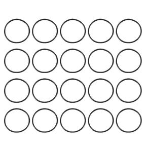 uxcell Nitrile Rubber O-Rings 45mm OD 40mm ID 2.5mm Width, Metric Sealing Gasket, Pack of 20