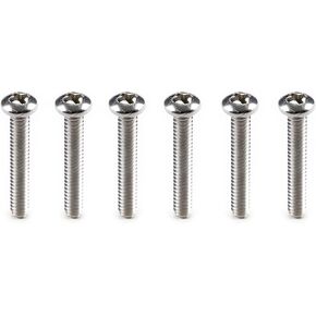 Musiclily Pro UNC#4-40x3/4 Inch Stainless Steel Saddle Intonation Screws for American Electric Guitar Bass Bridge (Set of 6)