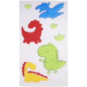 Play & Learn Boys' Decorative Dinosaur Gel Window Clings - 12 Piece