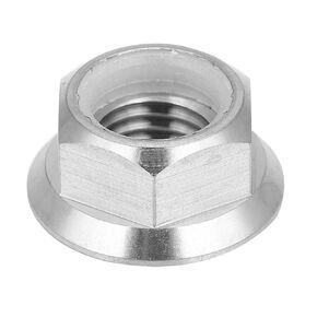 1pc M5 M6 M8 M10 M14 Sprocket Flange Lock Nut Alloy Flange Lock Nut for Bicycle Motorcycle(M10x1.25)