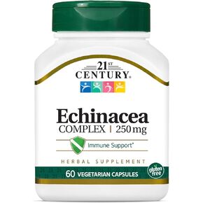 21st Century Echinacea Extract Veg Capsules, 60 Count