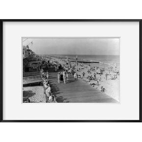 INFINITE PHOTOGRAPHS Photo: Boardwalk,Beach,Ocean City,Maryland,MD,1937,Swim Suits,Swimming,Bathing Suits