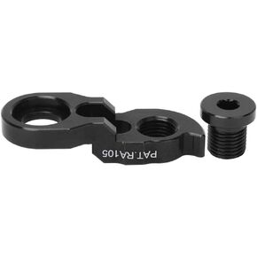 Rear Derailleur Hanger, Derailleur Hanger Extender RA105 Extension Bike Frame Tail Hook Extender for 34T-52T Rear Derailleur(Black)