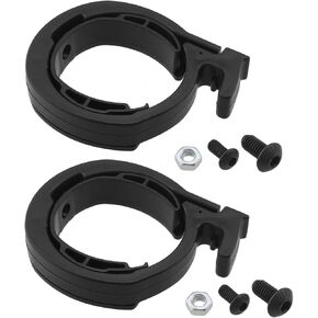 Create idea 2PCS Scooter Folding Locking Ring Compatible with Ninebot Max G30 Electric Scooter Front Tube Stem Guard Ring Replacement Parts ABS Black