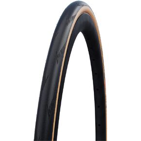 Schwalbe - Pro One TT Time Trial and Triathlon Tubeless Folding Bike Tire | Multiple Sizes | Evolution Line, Addix Race | Black/Tan