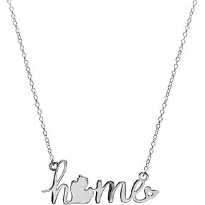 Stone Armory Michigan Gifts for Women - Stainless Steel Michigan Home Necklace - Hypoallergenic and Adjustable 16-20in - State of Michigan Gifts