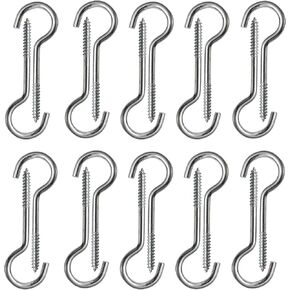 MIUPOO خطاف سقف خطاف كأس مسمار معدني ناعم في شماعة للاستخدام الداخلي والخارجي 50 قطعة 1.9 بوصة in Kuwait