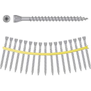Quik Drive DTHQ212S Trim Head Screw for Deck and Dock 2 1/2-Inch with Quik Guard Corrosion Protection
