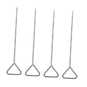 4pcs Stainless Steel Coating Rod Stainless Steel Spreader Metal Cell Spreader Lab Cell Spreader Stainless Steel Cell Spreader Cell Spreaders Glass Cell Spreader Wide Supplies