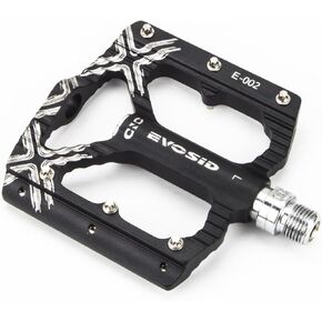 دواسات الدراجة الجبلية، دواسات دراجة الطريق، دواسات مسطحة للدراجة 3 محمل NBK ألومنيوم 9/16 بوصة، منصة خفيفة الوزن تحمل مختومة لدراجة الطريق الجبلية BMX MTB in Kuwait