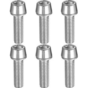 Bike Stem Bolts Color Allen Tapered Head Steel Bolt with Washer Screw M5x18mm for Mountain bicycle,RoadBike,BMX,Folding