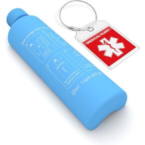 DISONCARE Ice Pack Bottle Kit Replacement for DISONCARE 74H 7Pens Medicine Insulin Cooler Travel Case