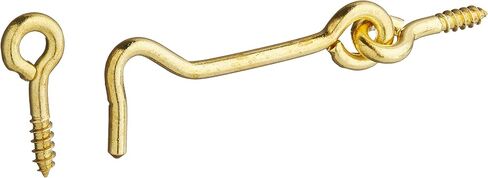Stanley Hardware S750-630 CD8440 Solid Brass Hooks and Eyes in Bright Brass in Saudi Arabia