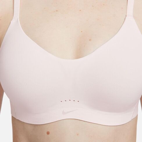 حمالة صدر رياضية مبطنة لدعم الضوء للنساء من Nike Alate Minimalist، وردي فاتح مقاس XXL (F-G)، مقاس XX-Large Plus in Saudi Arabia