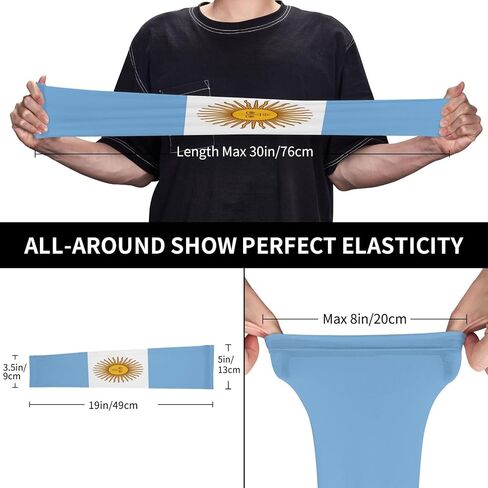 Cute Flag Arm Sleeves for Men Women Sun Protection Sleeves Arm Sleeves Cooling Sleeves in Saudi Arabia