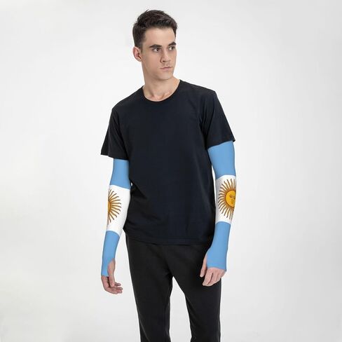 Cute Flag Arm Sleeves for Men Women Sun Protection Sleeves Arm Sleeves Cooling Sleeves in Saudi Arabia