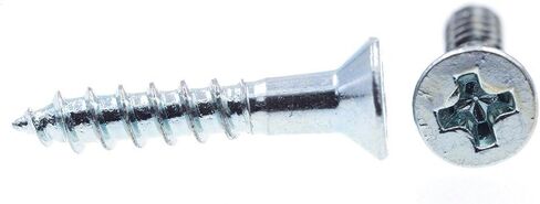 Prime-Line 9033950 Wood Screws, Flat Head, Phillips Drive, #2 X 1/2 in, Zinc Plated Steel (50 Pack) in Saudi Arabia