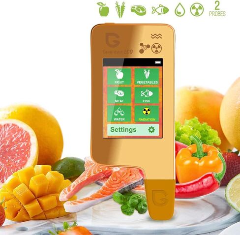 6 في 1 Greentest Eco 5 + جهاز اختبار نترات الأسماك جيجر عداد نترات الفواكه والخضروات واللحوم TDS جهاز اختبار المياه جهاز قياس الإشعاع جهاز قياس النترات جهاز قياس النترات جهاز قياس الجرعات جهاز قياس النترات in Kuwait