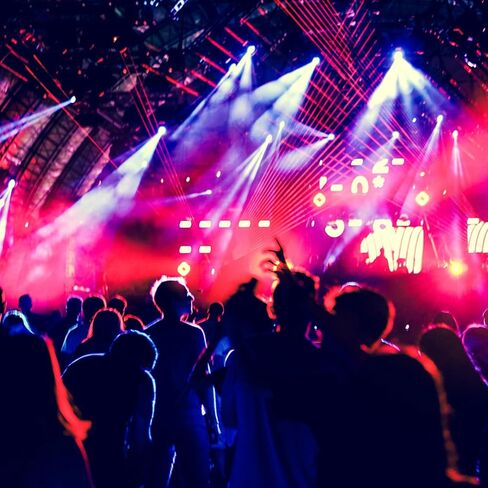 VEVOR Stage Lights, 4 in 1 RGB Party Lights, LED Pattern Strobe Light, Mixed Lighting Effects Sound Activated with Red & Green Effect Light for DJ Club Disco Party Wedding Birthday Christmas in Saudi Arabia