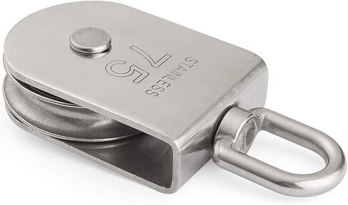 M75 Lifting Single Pulleys Block Suspension Traction Pulleys 304 Stainless Steel 1pcs in Saudi Arabia