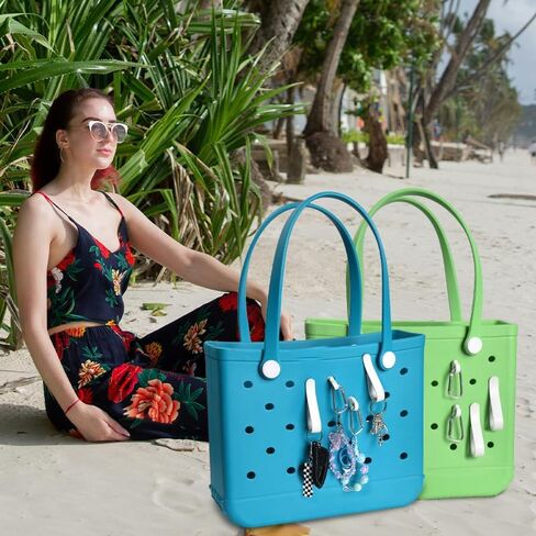Bogg Bag Accessories Charm for Girls Women Bogg Bag Keychain Clips for Beach Bag Insert Hooks 4PCS Charm Hooks Set in Saudi Arabia