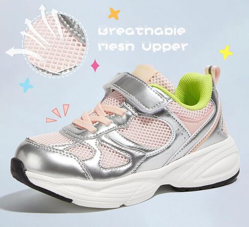 LUCKY STEP Kids Tennis Running Shoes for Children Athletic Sports Gym Lightweight Casual Walking Wide Shoes Toddler School Sneakers in Saudi Arabia