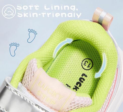 LUCKY STEP Kids Tennis Running Shoes for Children Athletic Sports Gym Lightweight Casual Walking Wide Shoes Toddler School Sneakers in Saudi Arabia
