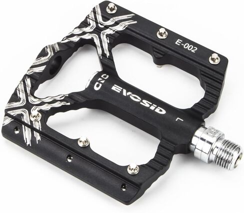 دواسات الدراجة الجبلية، دواسات دراجة الطريق، دواسات مسطحة للدراجة 3 محمل NBK ألومنيوم 9/16 بوصة، منصة خفيفة الوزن تحمل مختومة لدراجة الطريق الجبلية BMX MTB in Kuwait