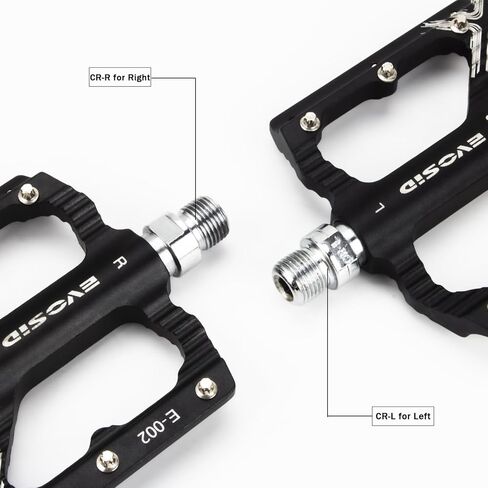 دواسات الدراجة الجبلية، دواسات دراجة الطريق، دواسات مسطحة للدراجة 3 محمل NBK ألومنيوم 9/16 بوصة، منصة خفيفة الوزن تحمل مختومة لدراجة الطريق الجبلية BMX MTB in Kuwait